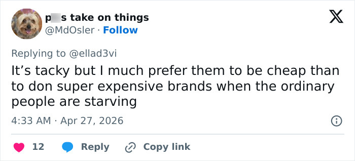 Pete Hegseth's Wife Faces Backlash Over "Temu" Dress For White House Correspondents' Dinner