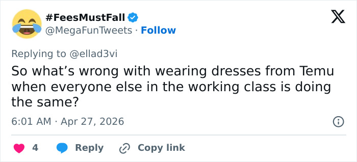 Pete Hegseth's Wife Faces Backlash Over "Temu" Dress For White House Correspondents' Dinner