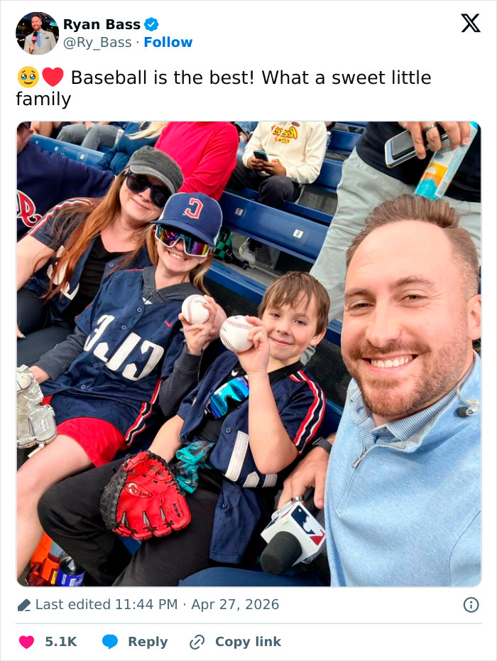 Homem que roubou beisebol de uma jovem no jogo quebra o silêncio após grande reação