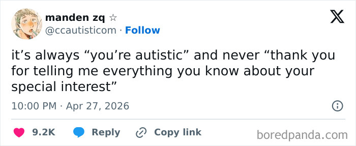 A hilarious tweet by manden zq, an example of many funny tweets related to spring weather and sunny days.