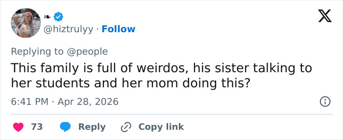 Mãe do influenciador Noah Beck é colocada em licença pelo distrito escolar após vídeo inapropriado com o filho ressurgir