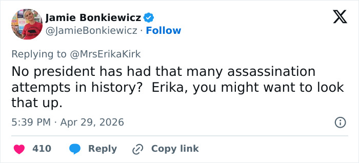“Vestida como Sarah Connor em Terminator 2”: Erika Kirk quebra o silêncio após ataque WHCD