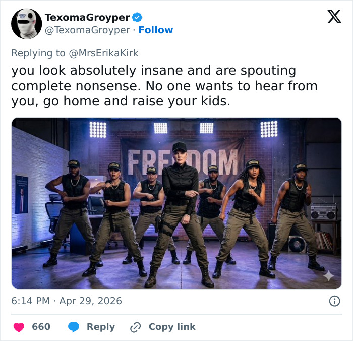 After Erika Kirk Breaks Silence With Controversial Video, The Internet Roasts Her Brutally