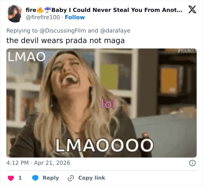 "That's What She Gets For Being MAGA": Sydney Sweeney's Removal From 'Devil Wears Prada 2' Spurs Speculation