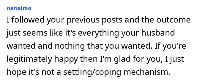 O casamento aberto dá uma guinada selvagem quando a namorada do marido pede um bebê, a esposa lhe dá um ultimato