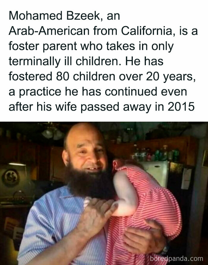 Mohamed Bzeek, a compassionate foster parent, cares for terminally ill children in a deeply wholesome story.