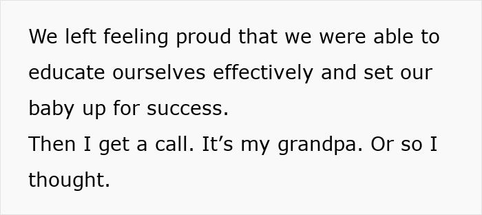 Text discussing a woman&rsquo;s experience with her mom&rsquo;s creepy behavior causing shock and concern about her baby&rsquo;s safety.