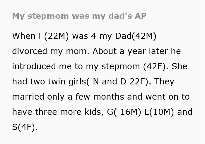 Cunning Dad Hides The Fact That New Wife Was His Affair Partner, 22YO Finds Out From Photo Albums