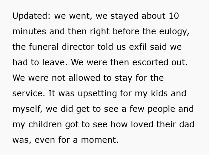 "Protect Your Kids": Ex-FIL Refuses To Let Woman And Grandkids Come For Son's Funeral, She's Shocked