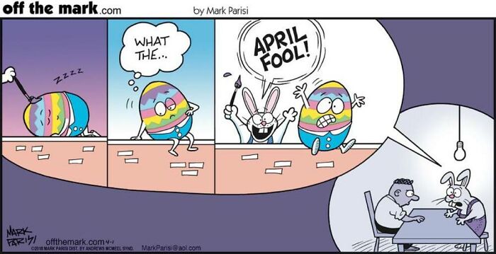 50 Hilarious Easter Comics By Mark Parisi That Prove Eggs Have Way More Drama Than We Thought