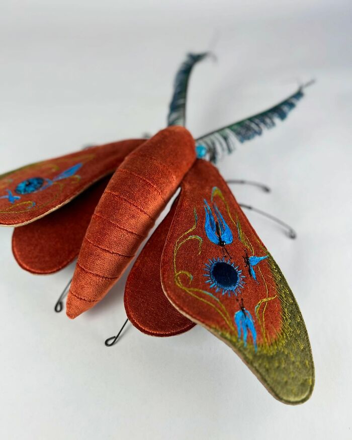 34 Textile Moth Sculptures By Larysa Bernhardt That Look Like They Flew Out Of A Dream