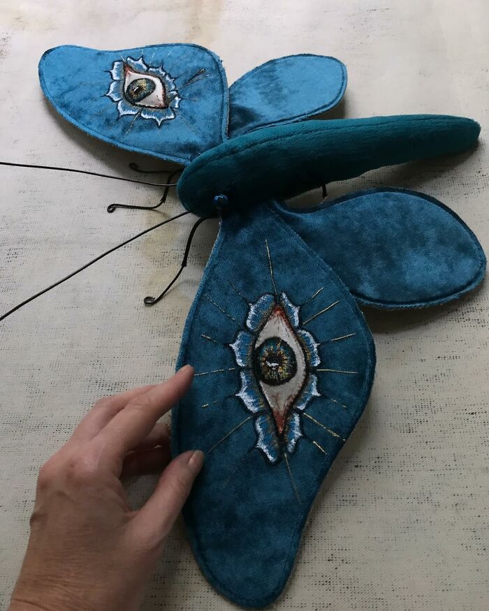 34 Textile Moth Sculptures By Larysa Bernhardt That Look Like They Flew Out Of A Dream