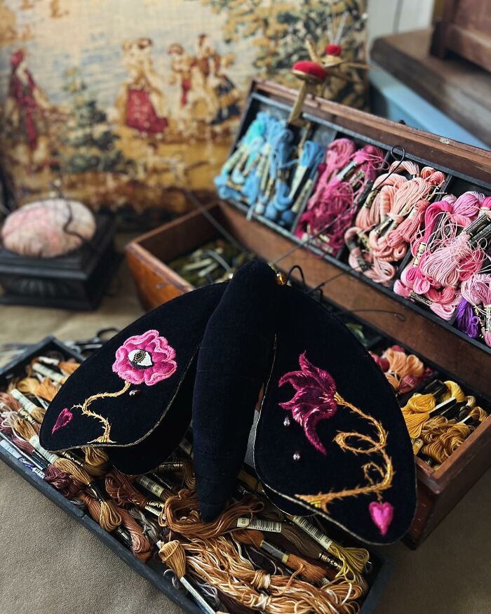 34 Textile Moth Sculptures By Larysa Bernhardt That Look Like They Flew Out Of A Dream