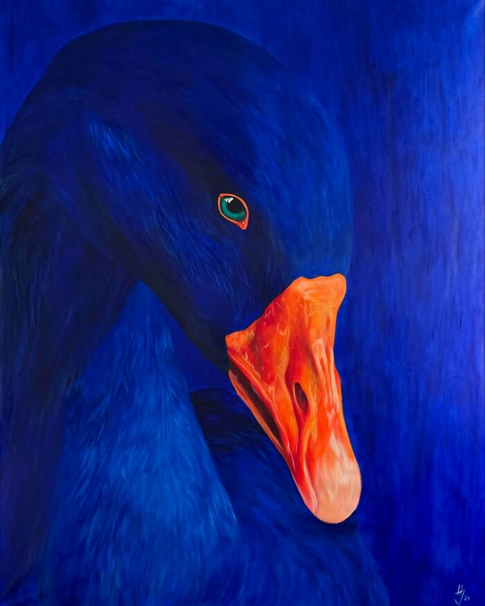 Artist Turns Geese Into Surreal Symbols In These 29 Strikingly Colorful Paintings