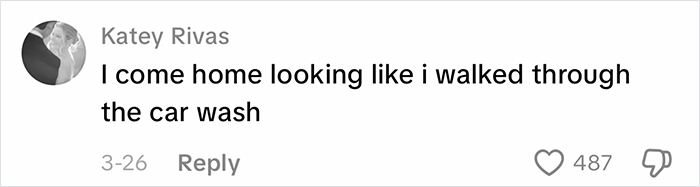 Screenshot of a social media comment complaining about office air causing people to look unwell after work.