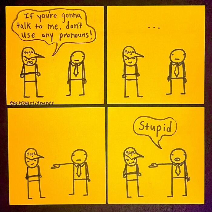 This Artist Turns Simple Post-It Notes Into Hilariously Clever Comics With Unexpected Twists (40 New Pics)