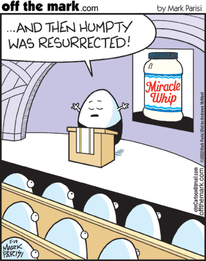 50 Hilarious Easter Comics By Mark Parisi That Prove Eggs Have Way More Drama Than We Thought