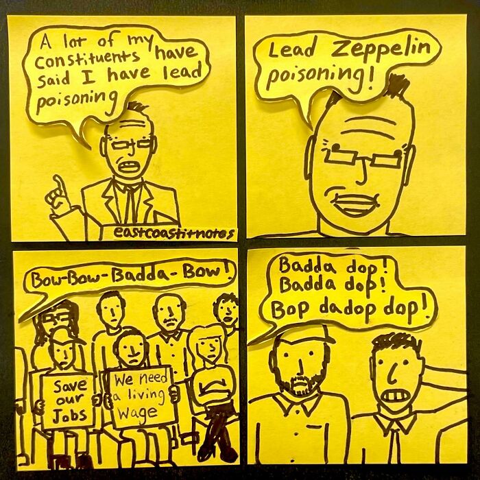 This Artist Turns Simple Post-It Notes Into Hilariously Clever Comics With Unexpected Twists (40 New Pics)