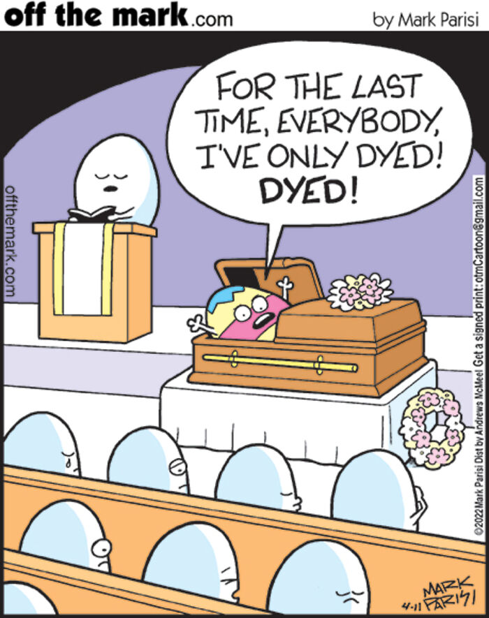 50 Hilarious Easter Comics By Mark Parisi That Prove Eggs Have Way More Drama Than We Thought