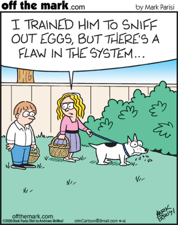 50 Hilarious Easter Comics By Mark Parisi That Prove Eggs Have Way More Drama Than We Thought