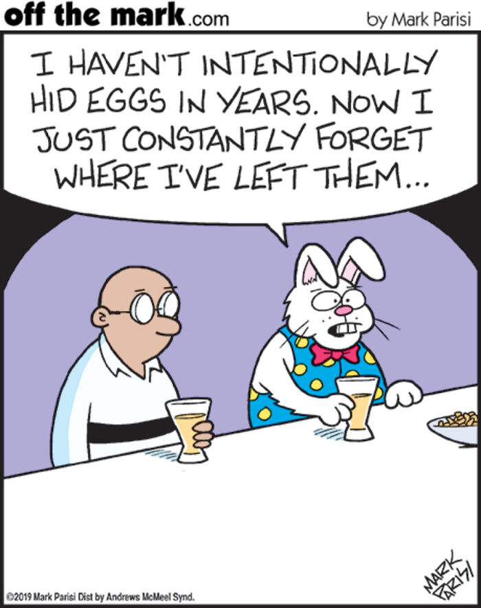 50 Hilarious Easter Comics By Mark Parisi That Prove Eggs Have Way More Drama Than We Thought
