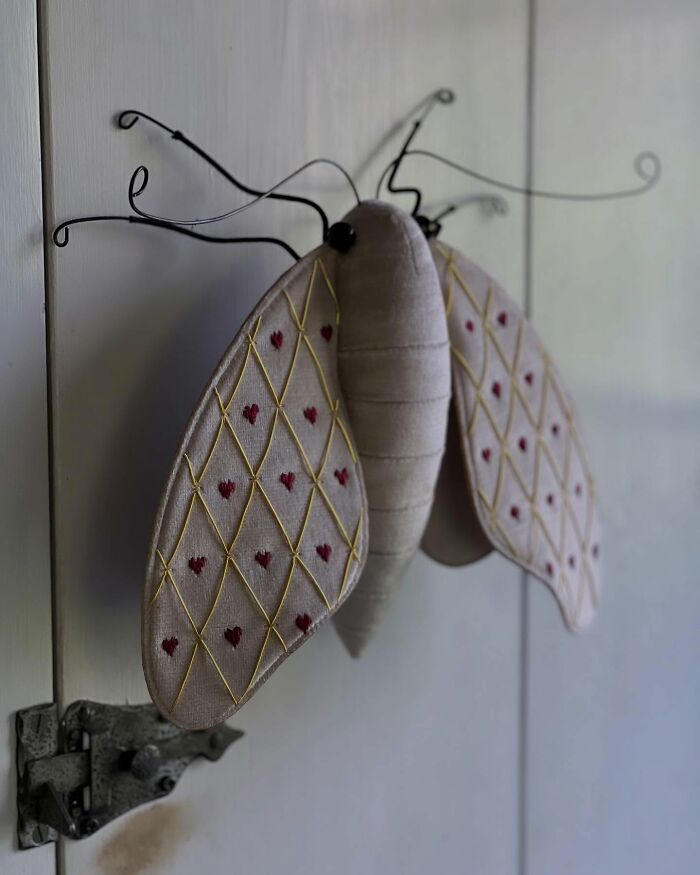 34 Textile Moth Sculptures By Larysa Bernhardt That Look Like They Flew Out Of A Dream