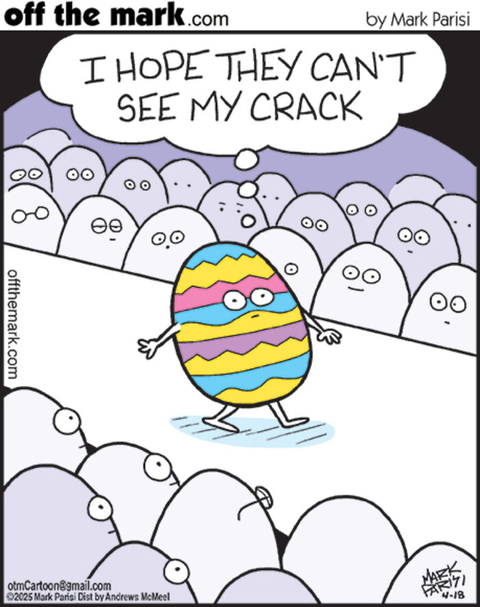 50 Hilarious Easter Comics By Mark Parisi That Prove Eggs Have Way More Drama Than We Thought
