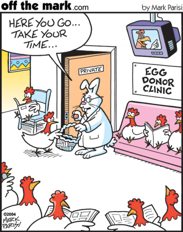 50 Hilarious Easter Comics By Mark Parisi That Prove Eggs Have Way More Drama Than We Thought