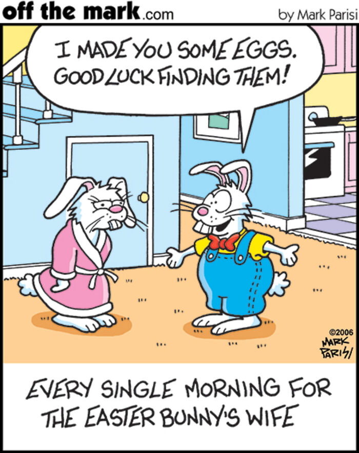 50 Hilarious Easter Comics By Mark Parisi That Prove Eggs Have Way More Drama Than We Thought