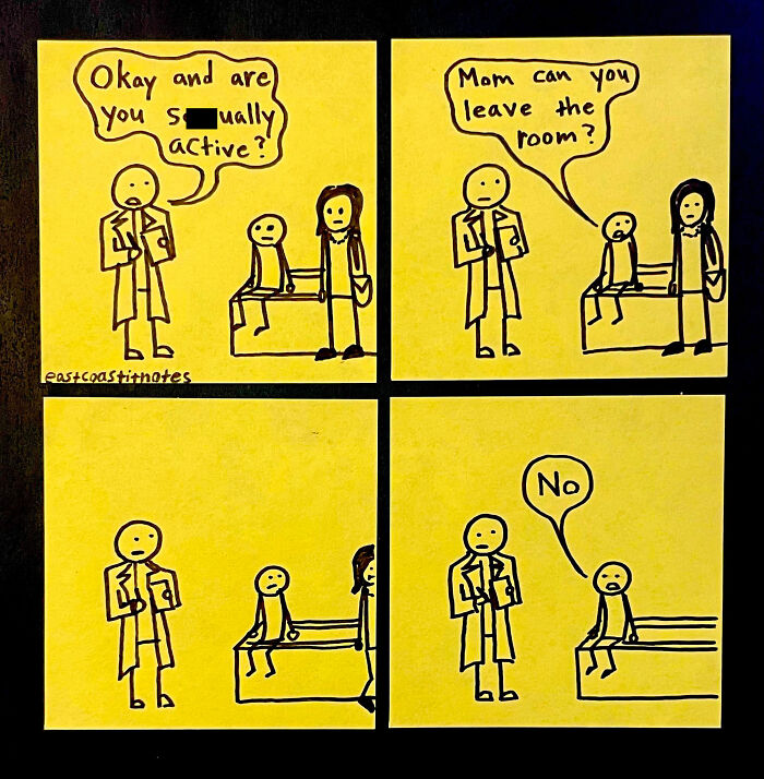 This Artist Turns Simple Post-It Notes Into Hilariously Clever Comics With Unexpected Twists (40 New Pics)