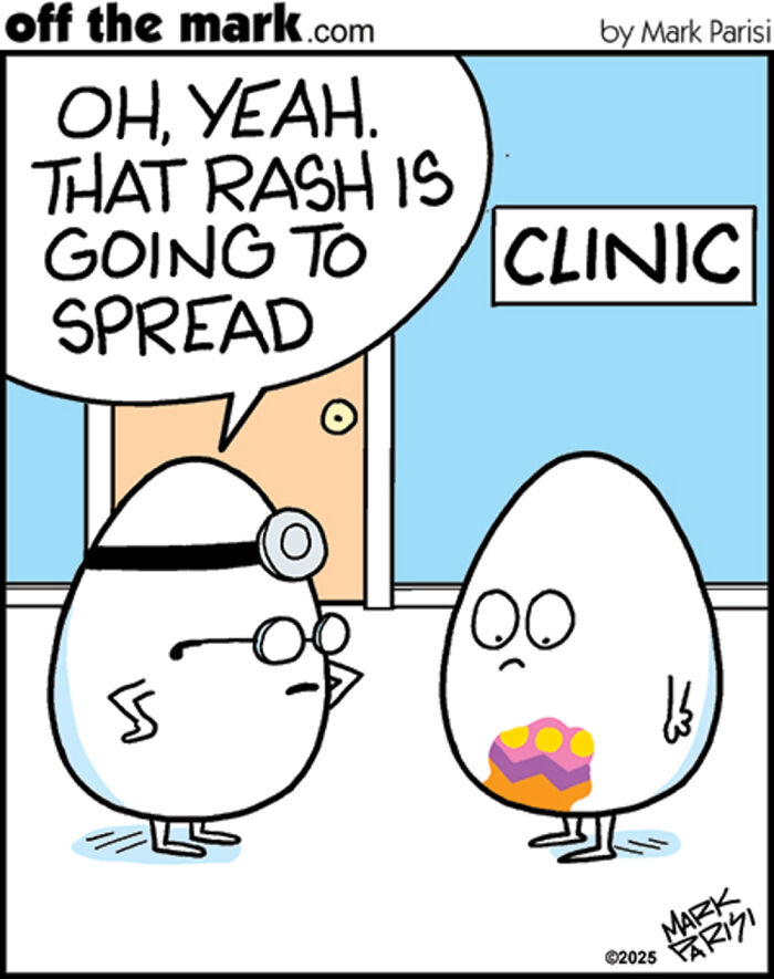 50 Hilarious Easter Comics By Mark Parisi That Prove Eggs Have Way More Drama Than We Thought