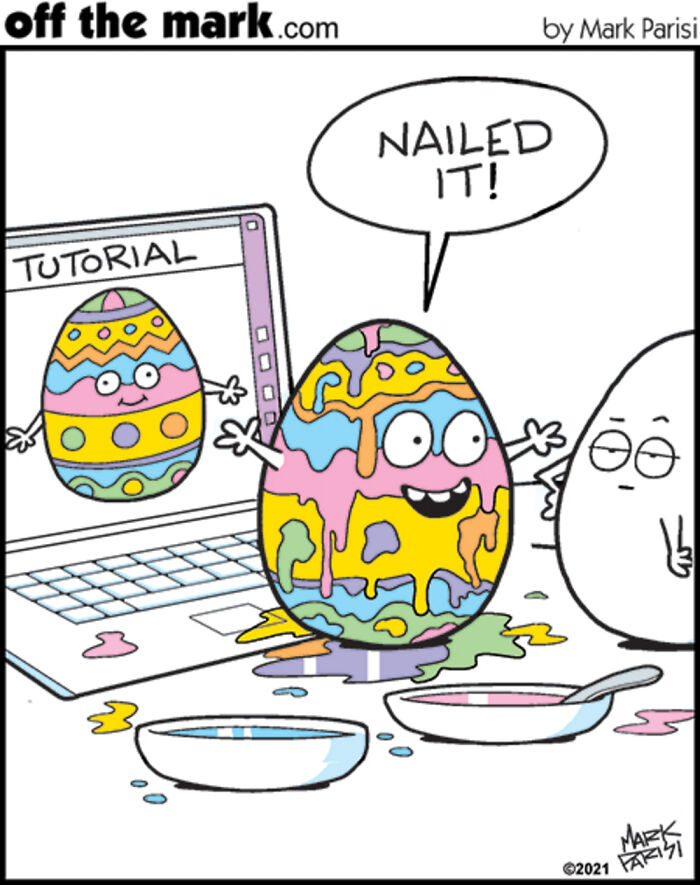 50 Hilarious Easter Comics By Mark Parisi That Prove Eggs Have Way More Drama Than We Thought