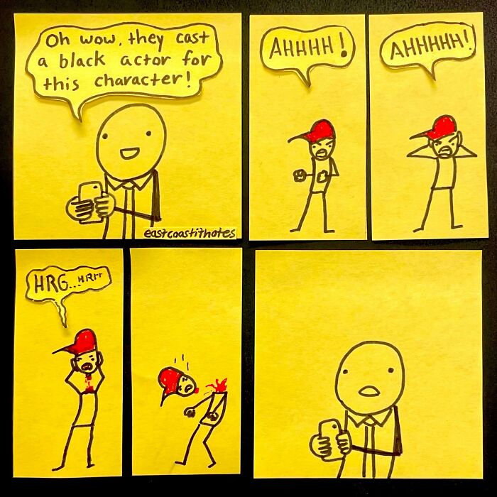 This Artist Turns Simple Post-It Notes Into Hilariously Clever Comics With Unexpected Twists (40 New Pics)