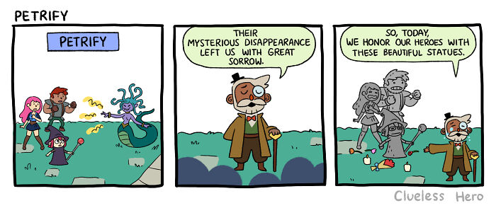 These “Clueless Hero” Comics Perfectly Capture What It Feels Like To Live Inside A Video Game (54 New Pics)