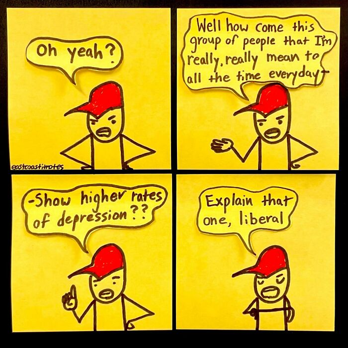 This Artist Turns Simple Post-It Notes Into Hilariously Clever Comics With Unexpected Twists (40 New Pics)