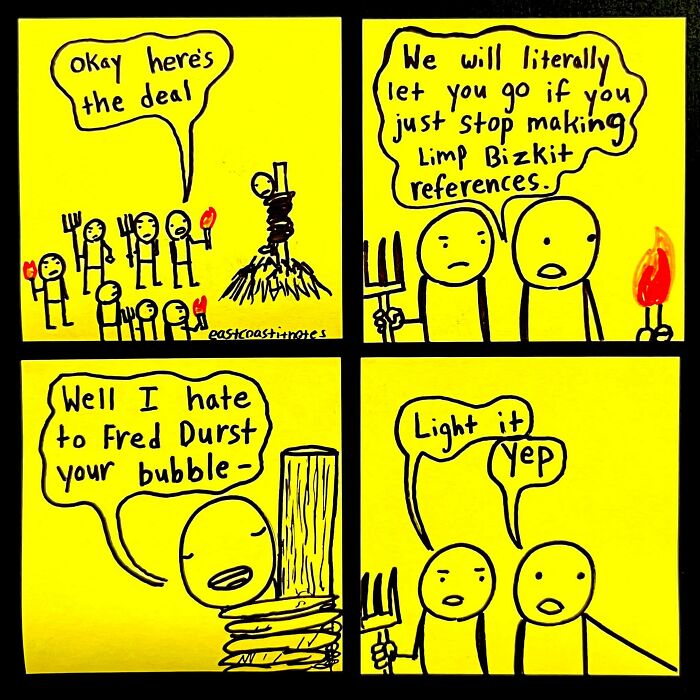 This Artist Turns Simple Post-It Notes Into Hilariously Clever Comics With Unexpected Twists (40 New Pics)