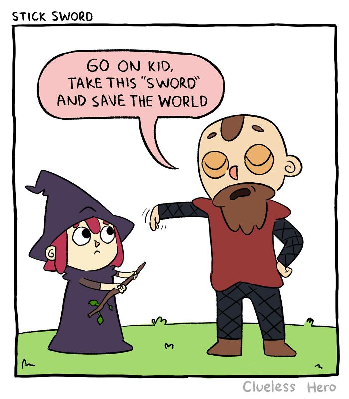 These “Clueless Hero” Comics Perfectly Capture What It Feels Like To Live Inside A Video Game (54 New Pics)