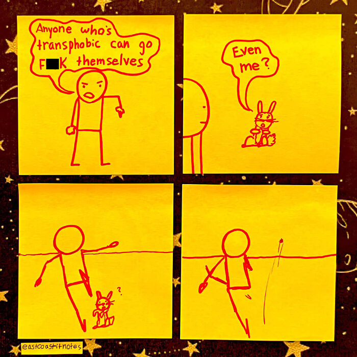 This Artist Turns Simple Post-It Notes Into Hilariously Clever Comics With Unexpected Twists (40 New Pics)