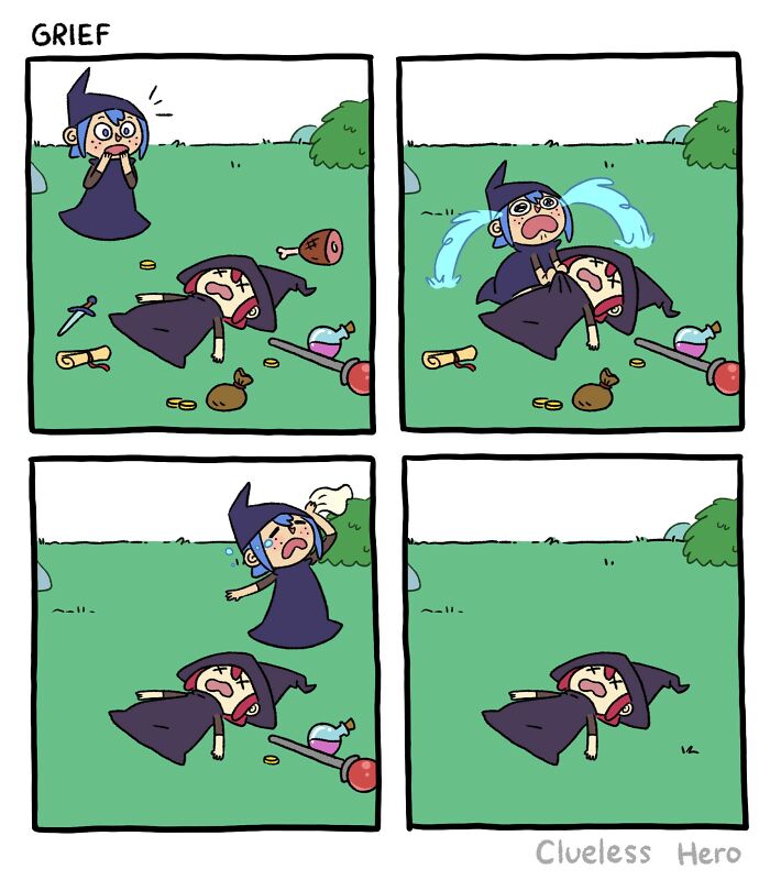 These “Clueless Hero” Comics Perfectly Capture What It Feels Like To Live Inside A Video Game (54 New Pics)