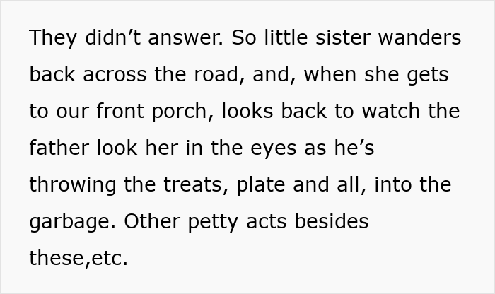 Text excerpt from a story about a 20-year-old writing to a prisoner pen pal on behalf of a rude neighbor.