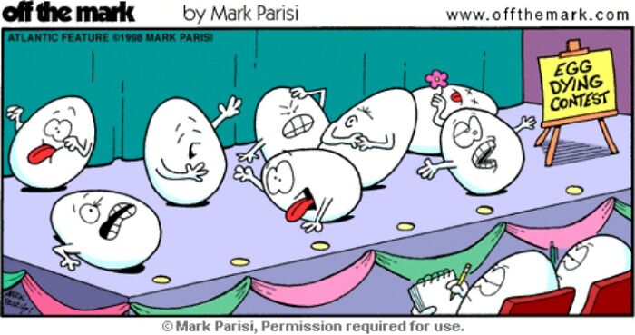 50 Hilarious Easter Comics By Mark Parisi That Prove Eggs Have Way More Drama Than We Thought