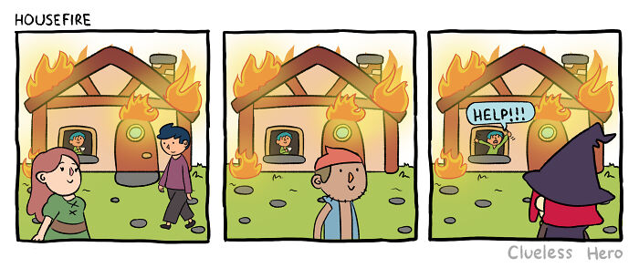 These “Clueless Hero” Comics Perfectly Capture What It Feels Like To Live Inside A Video Game (54 New Pics)