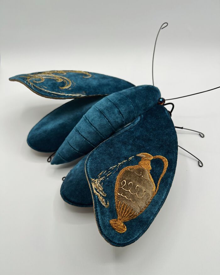 34 Textile Moth Sculptures By Larysa Bernhardt That Look Like They Flew Out Of A Dream