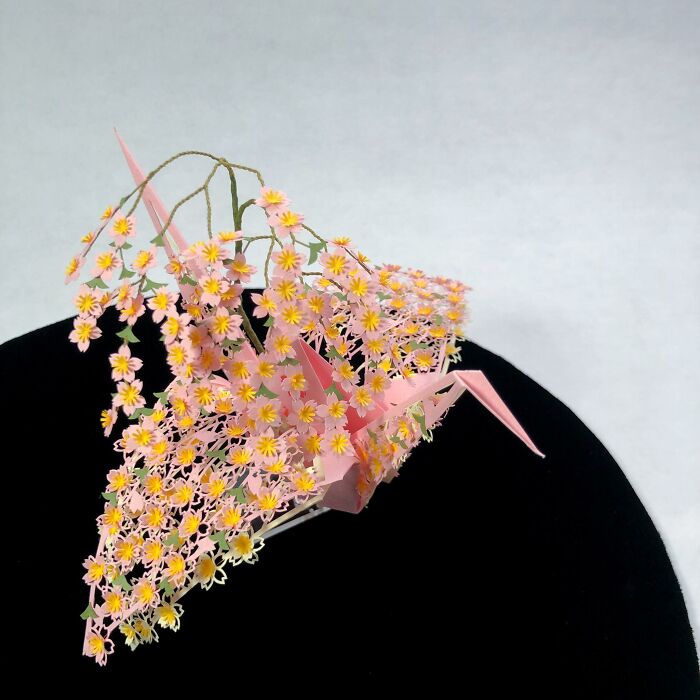 This Artist Transforms Paper Into Poetry With Thousands Of Delicate Origami Cranes