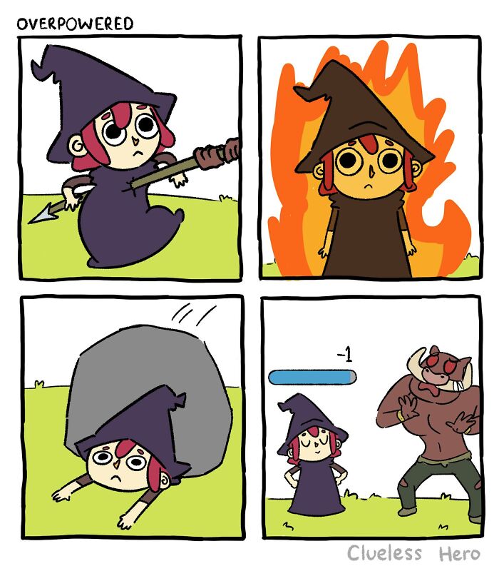 These “Clueless Hero” Comics Perfectly Capture What It Feels Like To Live Inside A Video Game (54 New Pics)