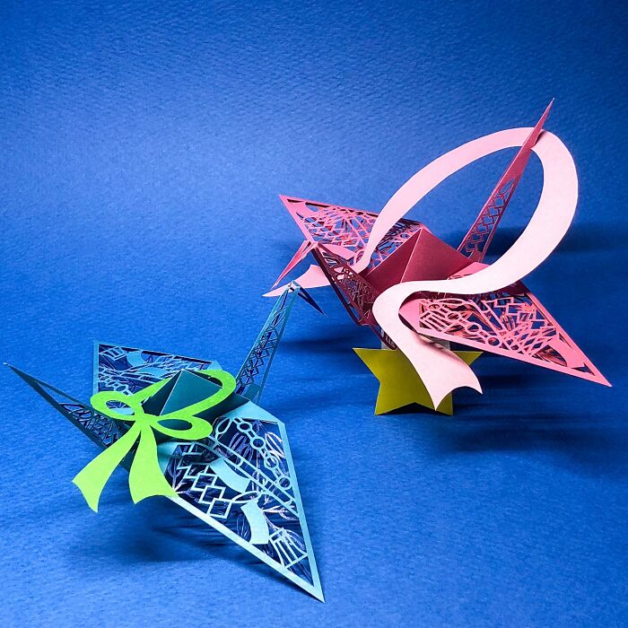This Artist Transforms Paper Into Poetry With Thousands Of Delicate Origami Cranes