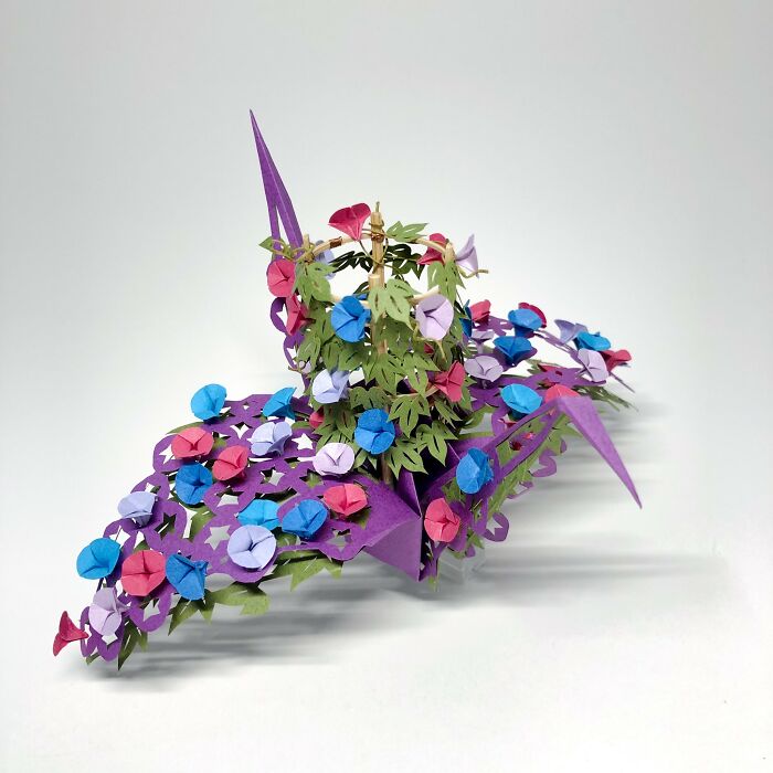This Artist Transforms Paper Into Poetry With Thousands Of Delicate Origami Cranes