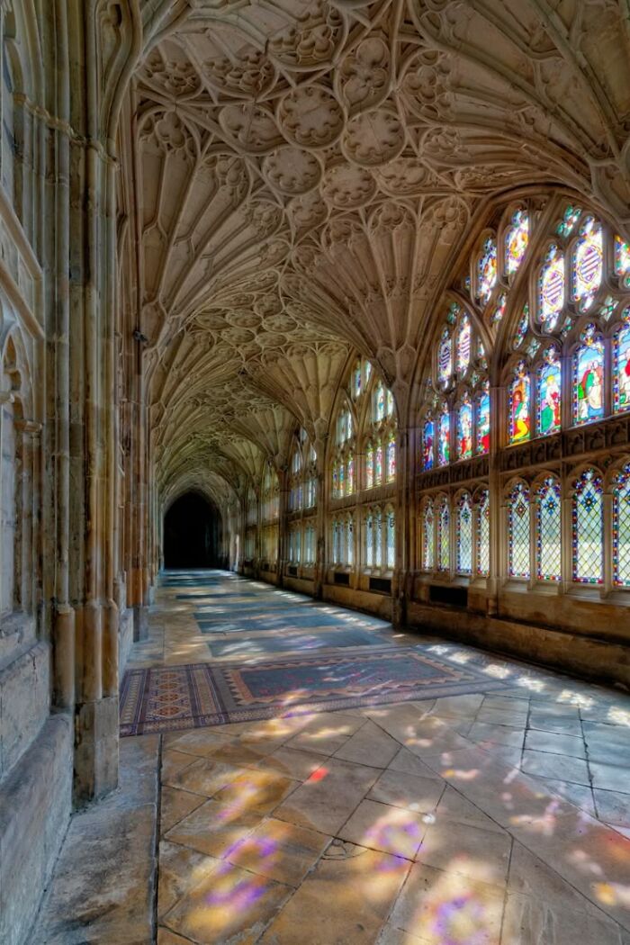 Cloisters Of Gloucester Cathedral, England (14th Century)