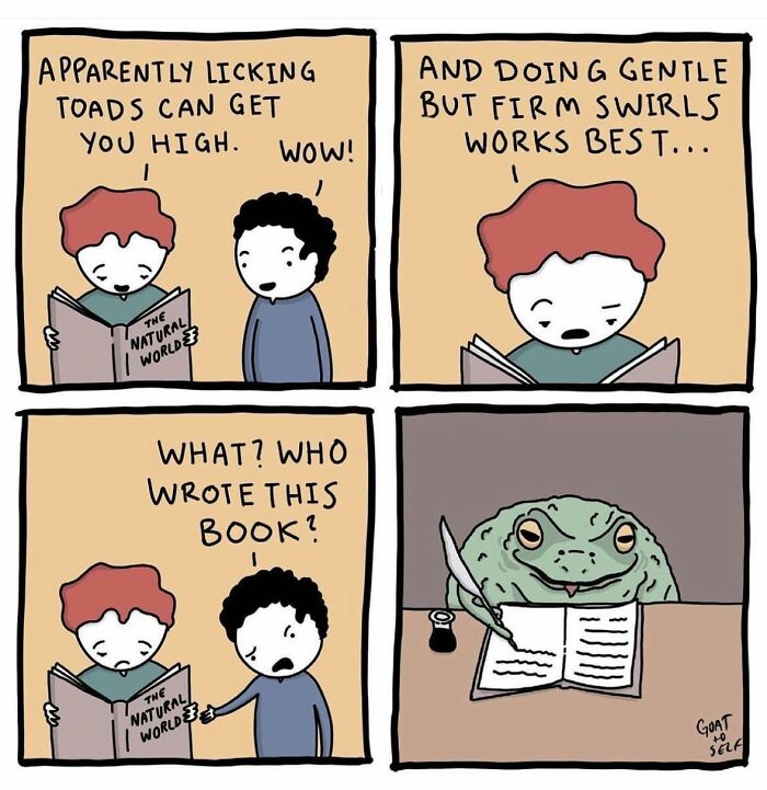 30 Absurd And Brilliant “Goat To Self” Comics By Cameron Spires That Take Humor To Unexpected Extremes (New Pics)