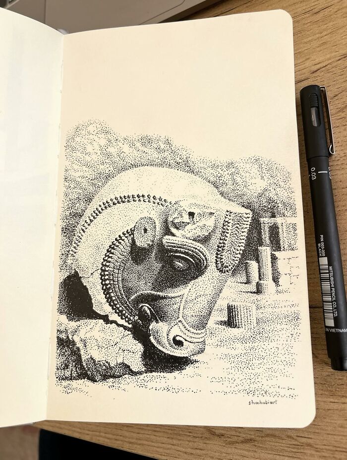This Artist Turns A Simple Sketchbook Into A Window Of Imagination And Quiet Reflection (40 Pics)